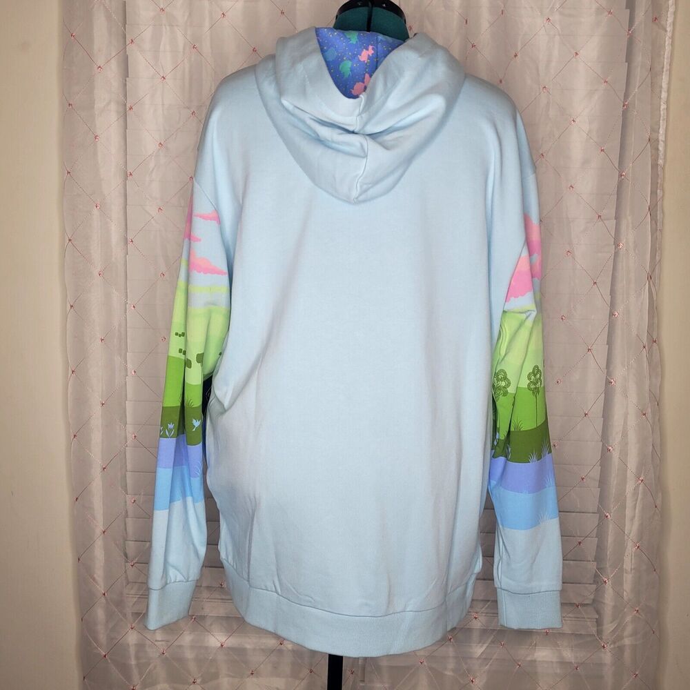 Disney Loungefly Sleeping Beauty Castle Hoodie Unisex Fairies Size Large NWT - Picture 5 of 11
